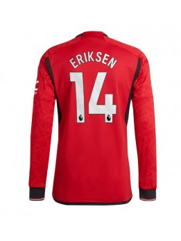 Moški Nogometna dresi replika Manchester United Christian Eriksen #14 Domači 2023-24 Dolgi rokav